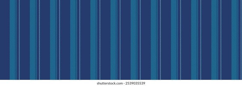 Dctober raya de Vertical sin costuras, textura de la camiseta de tela de fondo. Telebrate textil patrón líneas de Vector en paleta de colores azul y cian.