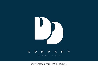 DD Abstract Geometric Logo Design. Modern and elegant logo design with simplistic typography elements, showcasing branding excellence.