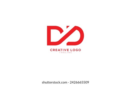 DD Abstract initial monogram letter alphabet logo design