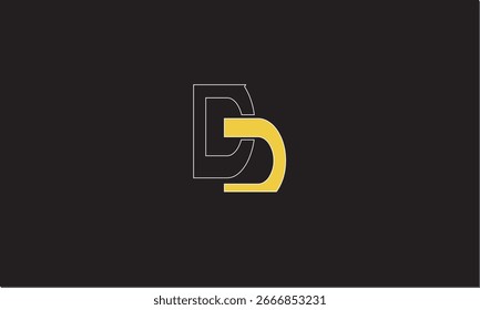 DD ABSTRACT LETTER LOGO MONOGRAM