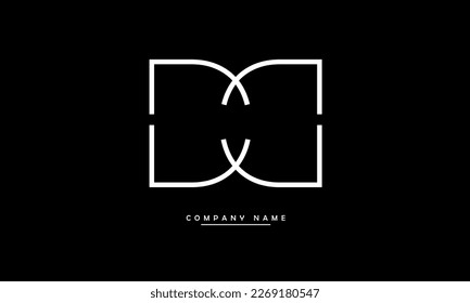 DD Abstract Letters Logo Monogram