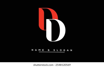 DD Abstrakte Buchstaben Logo-Monogramm