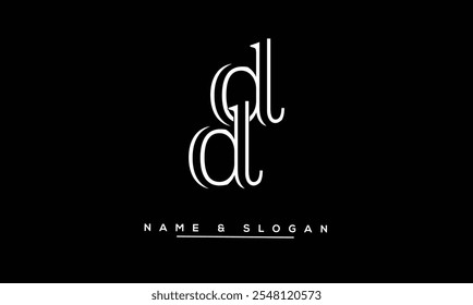 DD Letras Abstractas Logo Monograma