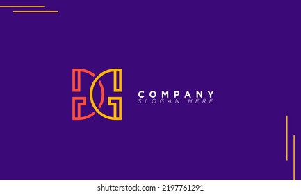 DD Alphabet letters Initials Monogram logo