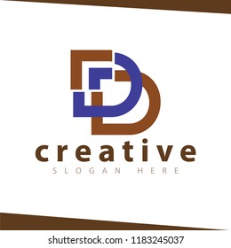 DD Arrow Logo Vector