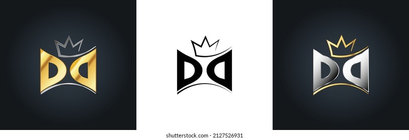DD Creative Innovative Initial Letter Logo Design Minimal Icon