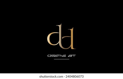 D abstrakte Buchstaben Logo-Monogramm