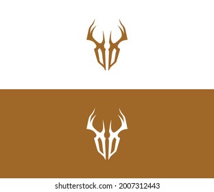 DD deer logo designs inspirations logo