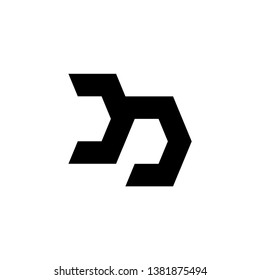 DD or DP logo letter design