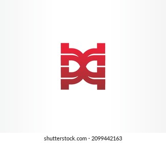 DD initial icon logo design icon concept