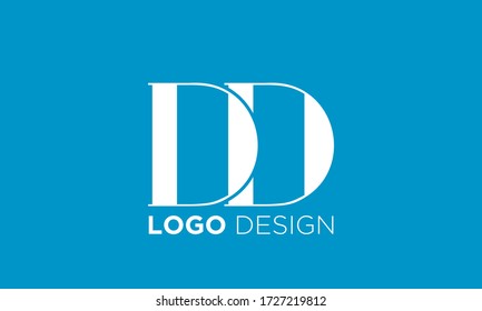 DD initial letter logo design template vector
