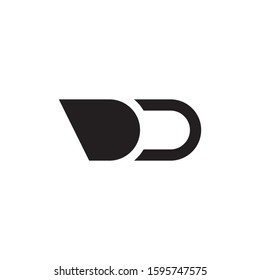 DD initial letter logo template vector icon design