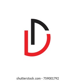 DD letter logo design vector