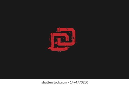 DD Letter Logo, Icon, Vector element design vintage