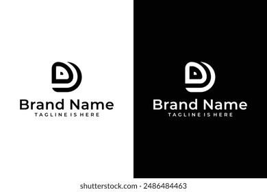 DD letter logo with Premium Vector creative concept