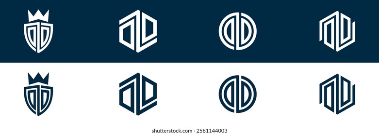 DD letter logo set design