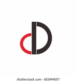 DD letter logo vector