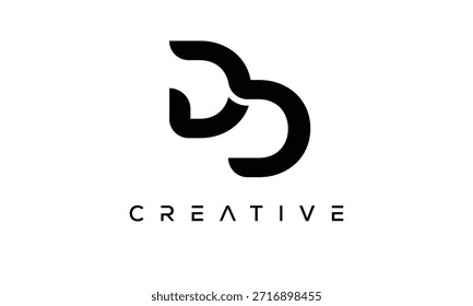 DD Letter Monogram Logo for Modern Creative Brand Identity