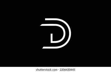 Dd Letter Vector Logo Dd Letter Stock Vector (Royalty Free) 2206430445 ...