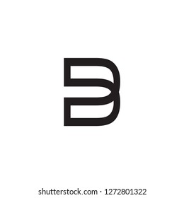 dd letter vector logo. b letter vector logo