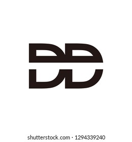dd letter vector logo. d letter logo