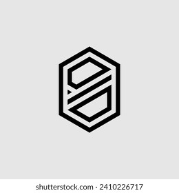 DD line geometric monogram with high quality professional design that will print well