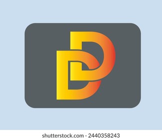 DD logo. DD creative initial latter logo.DD abstract.DD Monogram logo design.Creative and unique alphabet latter logo.