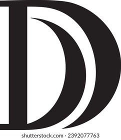 DD Logo-Design, Symbol, Symbol, Vektorgrafik-Logo, 