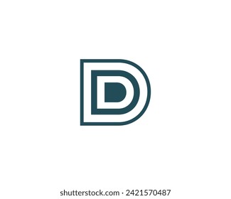 DD Logo design vector template
