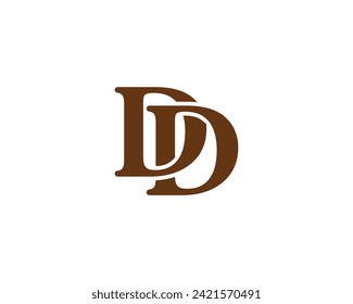 DD Logo design vector template