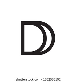 DD logo double D letters