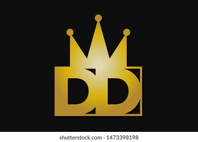 dd logo with gold crown