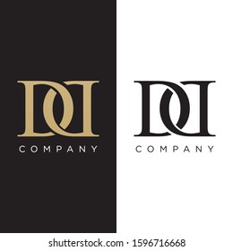 dd logo initial design vector icon luxury premium