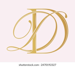 DD , logo DD ,Letter  DD ,monogram DD,  Wedding Monogram Initials, Wedding Logo, Wedding Monogram, Logo Design, calligraphy,letters, alphabet