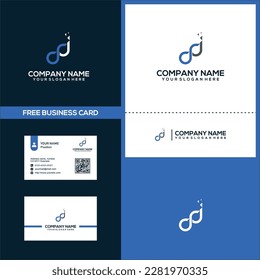 DD Logo Vector Template Designs Illustrate EPS10. DD Logo Design concept vector template, letter DD black icon creative template design.