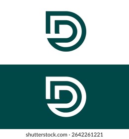 DD monogram comapny emblem vector element
