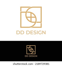 DD Square Concept Modern Logo Design