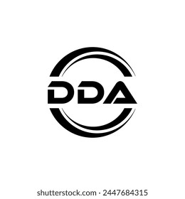 DDA Letter Logo Design, Inspiration for a Unique Identity. Modern Elegance and Creative Design. Watermark Your Success with the Striking this Logo.
