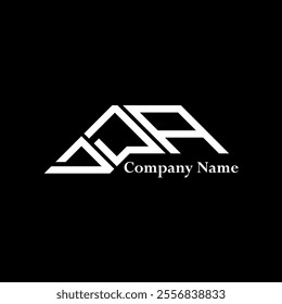 DDA logo design, DDA simple and modern logo. DDA luxurious alphabet design  