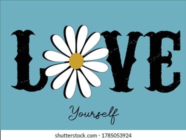 ddaisy vector illustration design drawn colorfull daisy flower design hand drawn daisies positive quote flower  margarita 
mariposa
stationery,mug,t shirt,phone case positive slogan