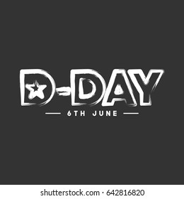 D-Day Logo Vector Template