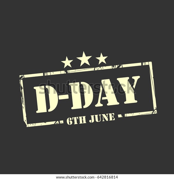 Dday Logo Vector Template Stock Vector (Royalty Free) 642816814