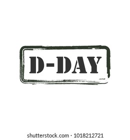 D-Day Logo Vector Template Design