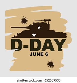 d-day vector illustration