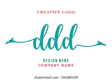 DDD lettering logo is simple, easy to understand and authoritative