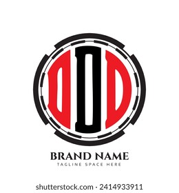 Diseño del logotipo de la letra del triángulo DDD con forma de triángulo. Monograma de diseño del logotipo del triángulo DDD. Plantilla de logotipo vectorial de triángulo DDD con color rojo. Logo triangular de DDD Diseño sencillo, elegante y lujoso.