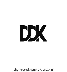 ddk letter original monogram logo design