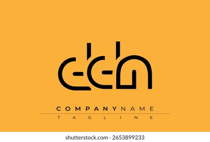 DDN abstract letter design. Modern Business Logo Design With Abstract Typography and Contemporary Style