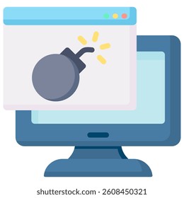 Ddos Icon Element For Design