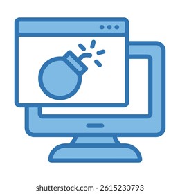Ddos Icon Element For Design